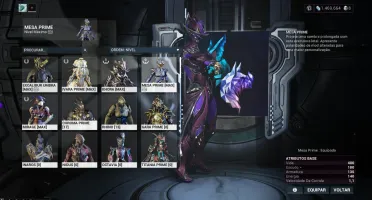 Conta Warframe Maestria 12
