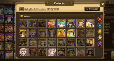 CONTA  SUMMONERS WAR LD 5 ESTRELAS