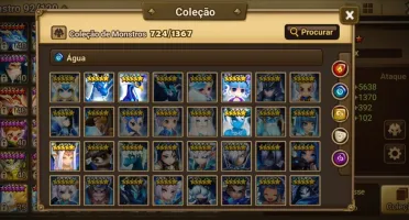 CONTA  SUMMONERS WAR LD 5 ESTRELAS