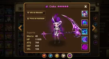 CONTA  SUMMONERS WAR LD 5 ESTRELAS