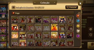 CONTA  SUMMONERS WAR LD 5 ESTRELAS