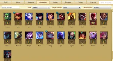 CONTA OURO S6 - UNRANKED S7 ALTO MMR