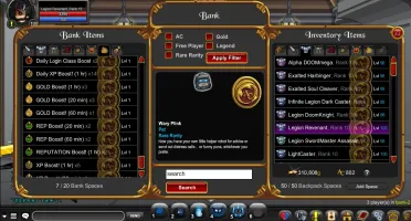 conta top aqw lv. 100