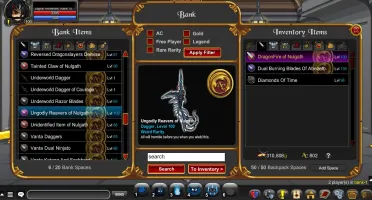conta top aqw lv. 100
