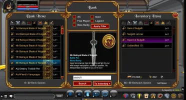 conta top aqw lv. 100