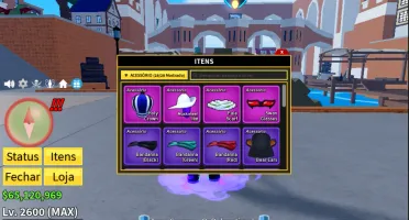 Conta no Roblox Blox Fruits PC LEV 2600