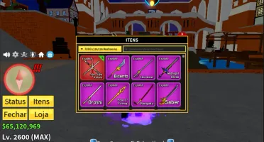 Conta no Roblox Blox Fruits PC LEV 2600
