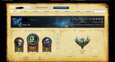 Conta Prata V + 60 Campeões + Skins PDL 20 - 24 R$50,00