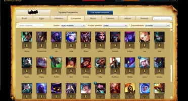 Conta Prata V + 60 Campeões + Skins PDL 20 - 24 R$50,00