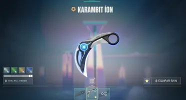 conta valorant faca karambit ìon e outras