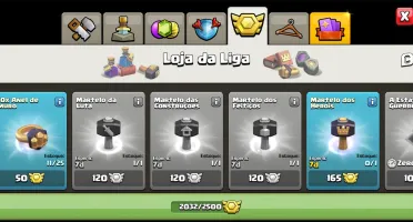 Clash of clans CV14 Full com itens mágicos e 5,501 gemas