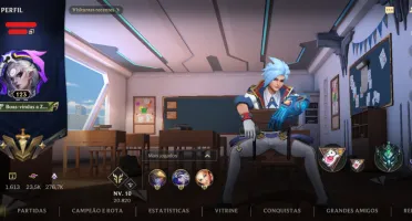 Conta 2 Skins Míticas + 113 Skins Wild Rift / Platina 3
