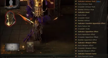 Conta Path of Exile (Varios cosmeticos)