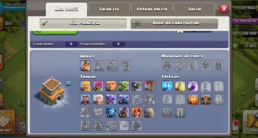 Contas Clash Of Clans Cv10 mediano e Cv8 full