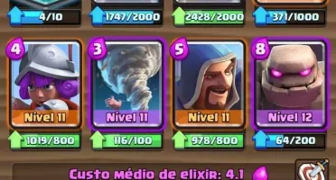 Super Conta Lv11 de Clash Royale
