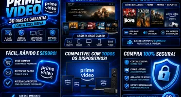 Prime Video 30 Dias | Conta Exclusiva ⭐⭐⭐⭐⭐ (o melhor)