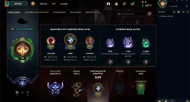 CONTA LEAGUE OF LEGENDS