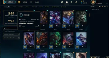 CONTA LEAGUE OF LEGENDS
