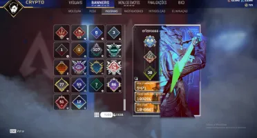 conta apex legends 2 heranças + 250 itens lendarios