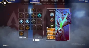 conta apex legends 2 heranças + 250 itens lendarios