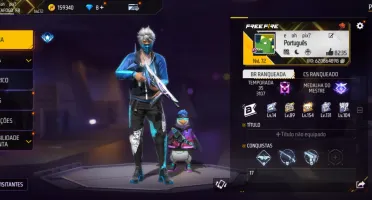 conta de free fire com Angelical
