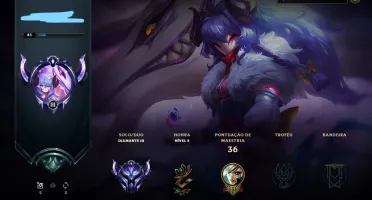 Conta LoL Diamante 3