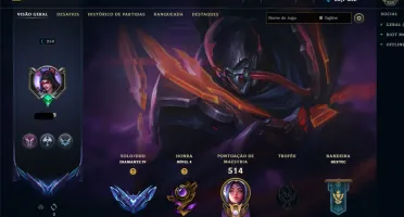 conta lol diamante 4 full acesso TODOS os champs 85 skins