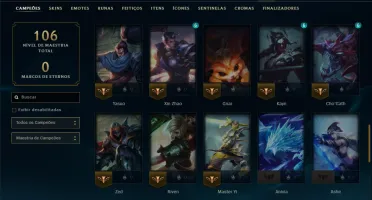 Esmeralda 2 com 60 Champs e 3 Skins