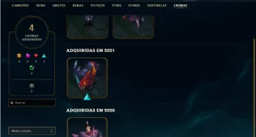 Conta prata 4 com 150 Champs e 107 Skins + 5 Prestigios