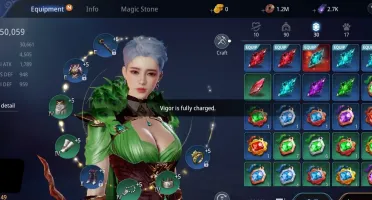Mir4 Lvl 49- pronta pra minerar Vale Oculto da Serpente