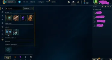 CONTA SMURF UNRANKED 15 CAMPEÕES 2 SKIN