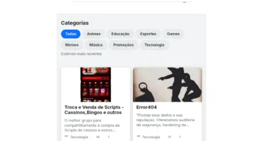 Script PHP sistema divulgação de Links Telegram