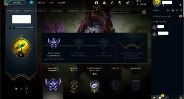 CONTA SMURF DIAMOND 4- 57% WIN - 11.115 ESSENCIAS - 26 CHAMP