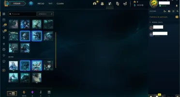 CONTA SMURF DIAMOND 4- 57% WIN - 11.115 ESSENCIAS - 26 CHAMP