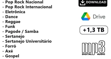 Pack de Músicas - Mais de 150 Mil músicas envio automático