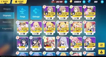 Conta Honkai Impact + conta Genshin Impact