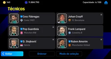 Conta de efootbal com 3190 de força