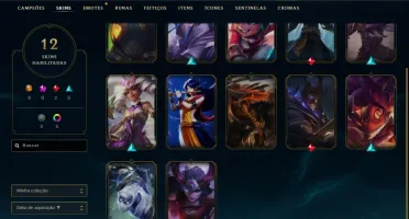 Conta LOL - plat 3 season passada d2 com 5 games