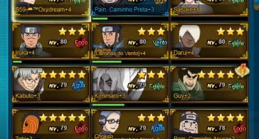 Conta Naruto online S59 - 26K de força + ninjas limitados.