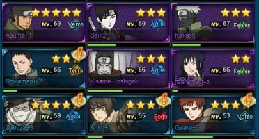 Conta Naruto online S59 - 26K de força + ninjas limitados.
