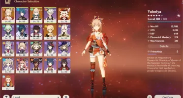 [AR46] Conta Genshin Impact Yoimia Klee Jean