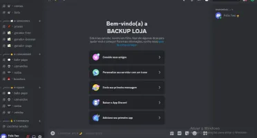 Dois modelos de loja a sua escolha