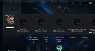 Unranked com 130 Champs e 82 Skins ( JG / ADC / TOP )