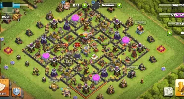 Conta Clash of clans cv11