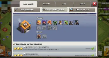 Conta Clash of clans cv11