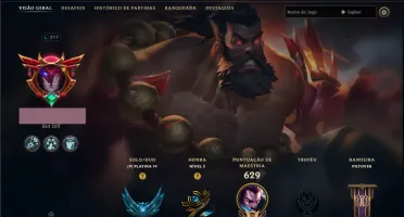 Conta Lol 139 Skins Level 517 (Todos os Campeões)