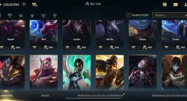 Conta wildrift com 74 skins