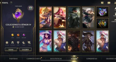 Conta wildrift com 74 skins