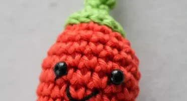 Chaveiro Pimenta Amigurumi