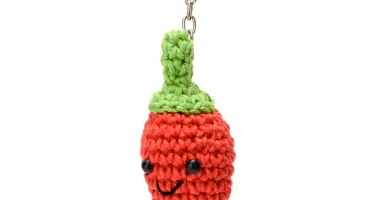 Chaveiro Pimenta Amigurumi